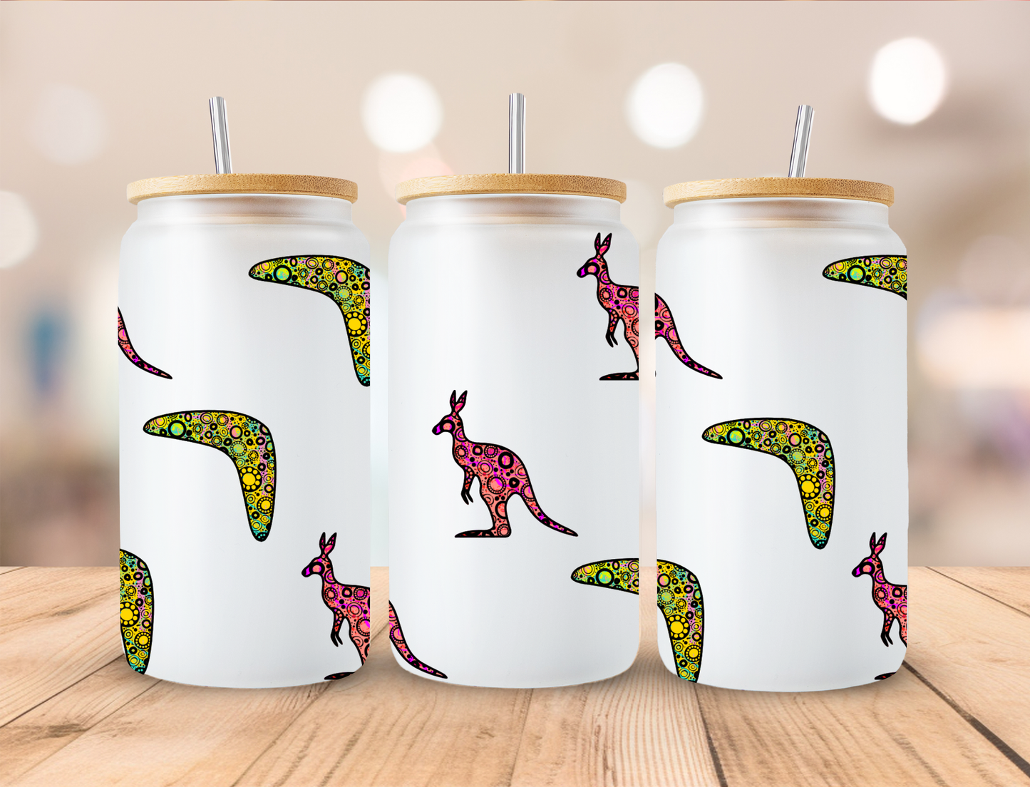 Boomerangs & Kangaroos - UV DTF WRAP