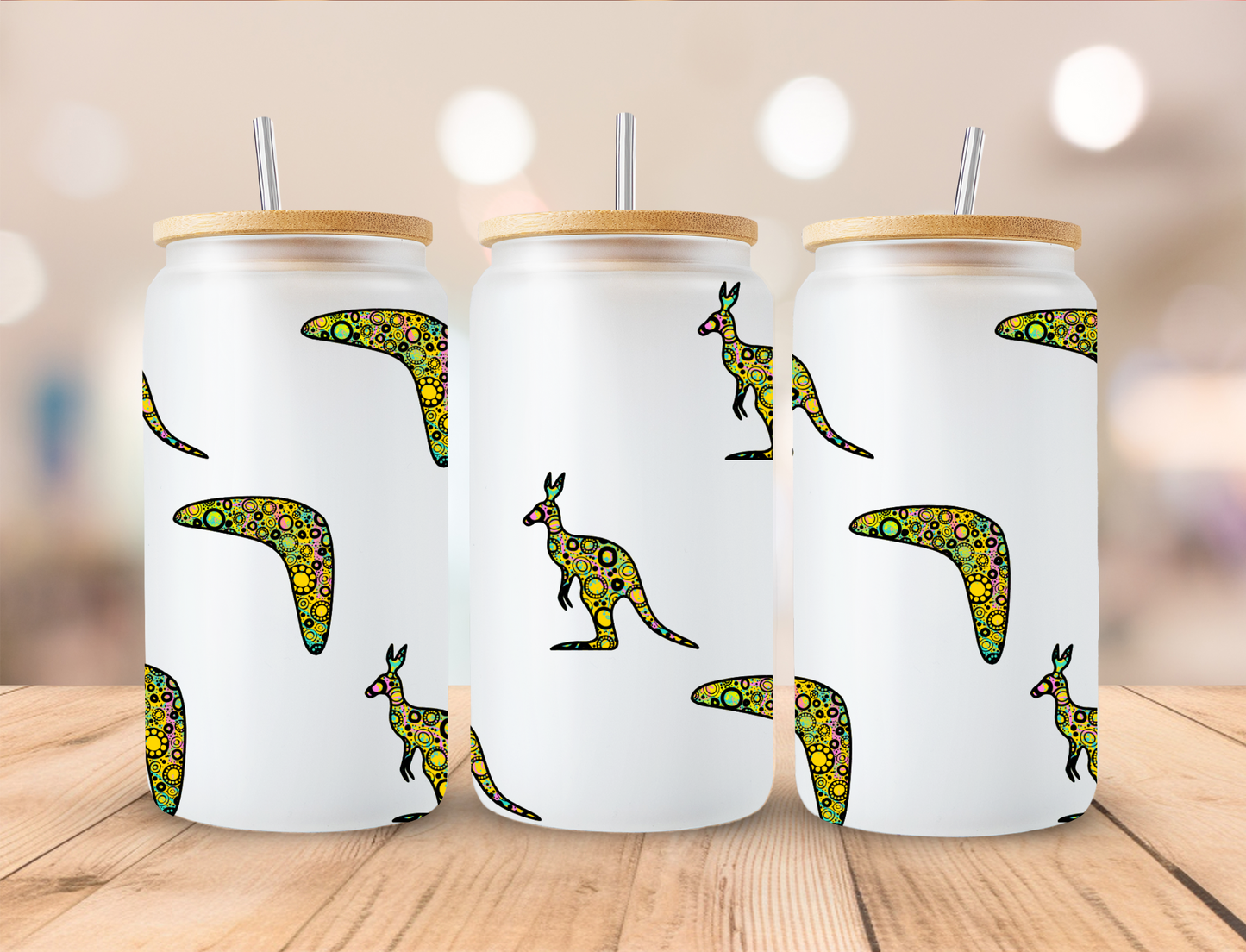 Boomerangs & Kangaroos - UV DTF WRAP