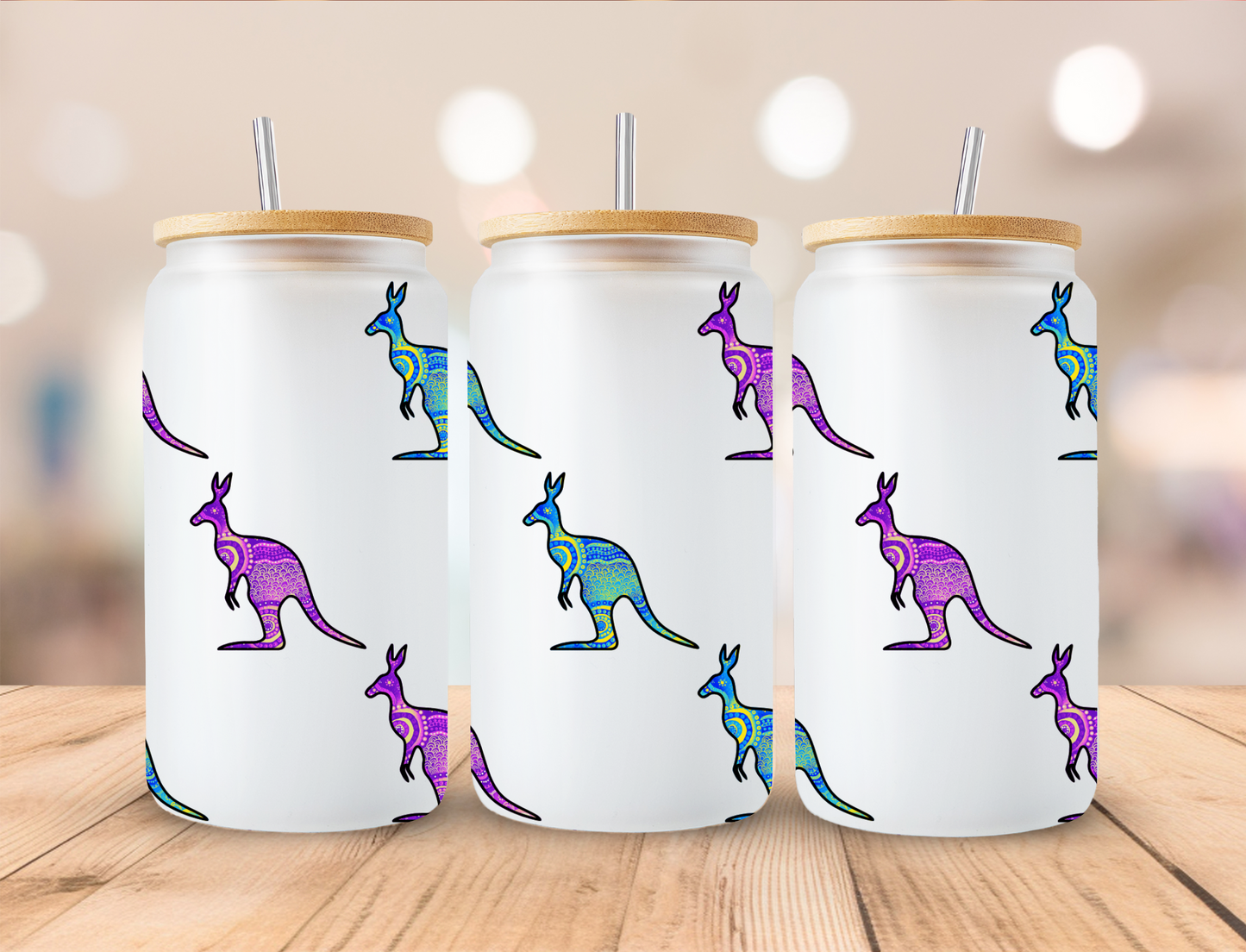 Kangaroo's - UV DTF WRAP