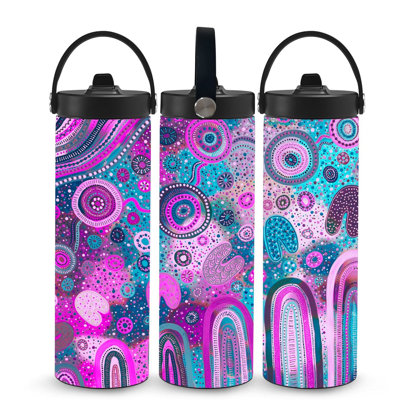 Hope - Aboriginal Art - 20oz Water Bottle