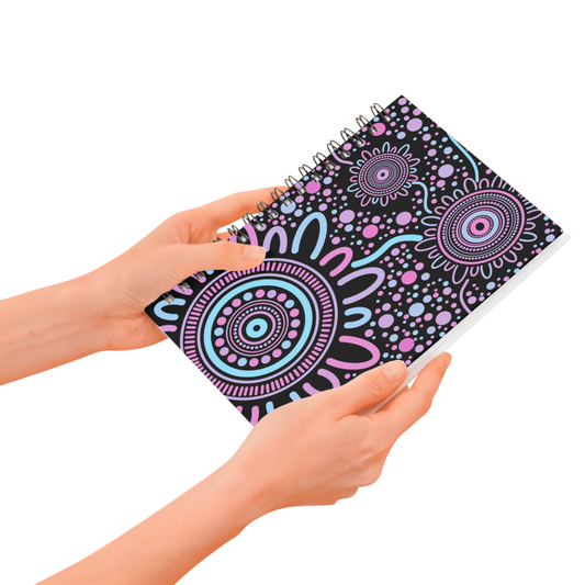 Sisterhood Pastel - Aboriginal Art A5 Notebook