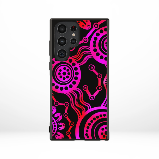 Wet Seasons - Sunset - Samsung Aboriginal Art Phone Case