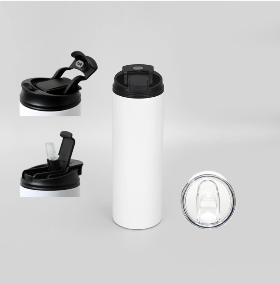 Country - Blue/Black - Aboriginal Art - 20oz Water Bottle