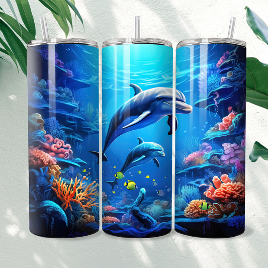 Dolphin - 20oz Tumbler