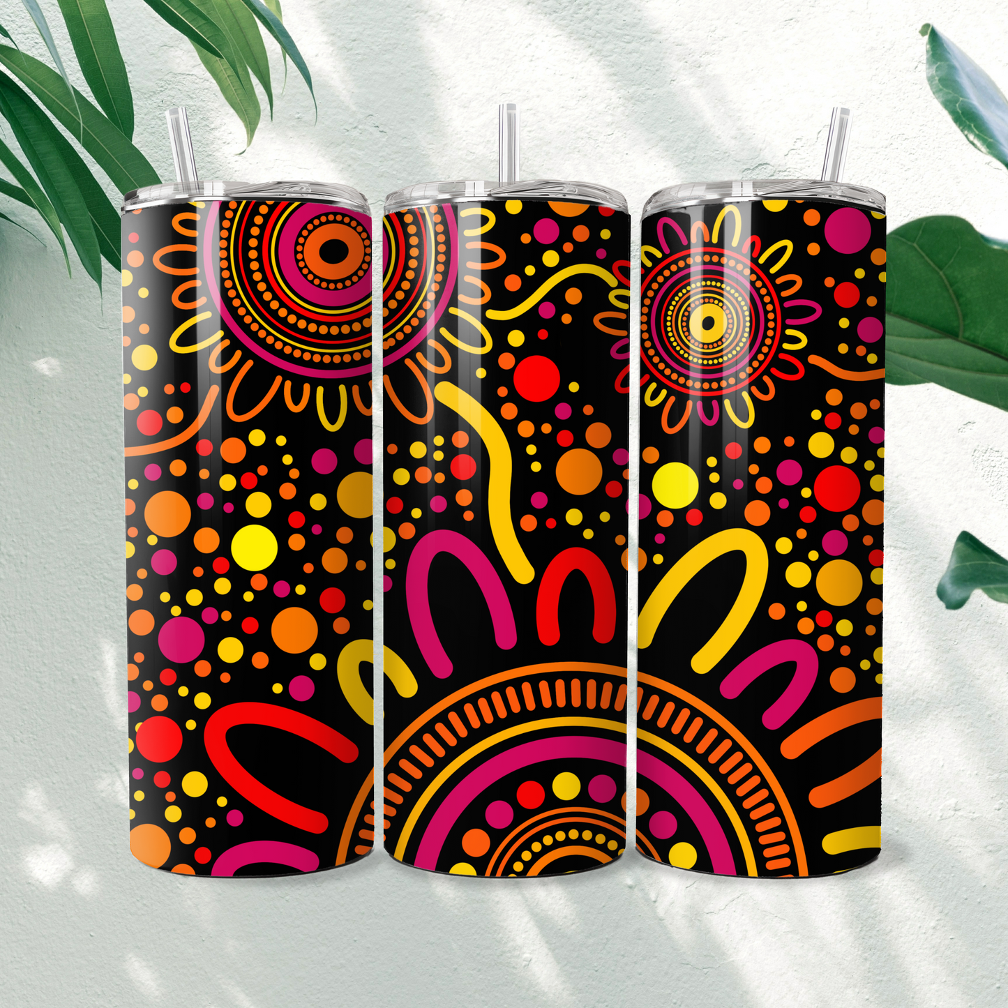 Sisterhood Sunset - Aboriginal Art - 20oz Tumbler