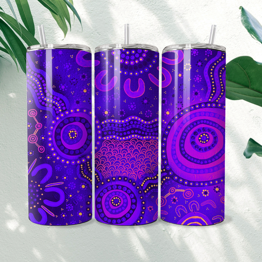 Wet Seasons - Purple - 20oz Tumbler