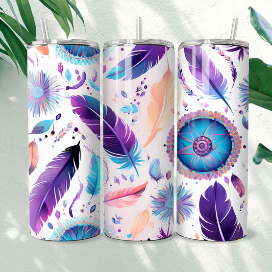 Feathers - 20oz Tumbler