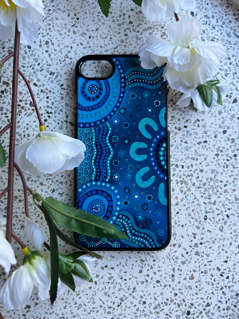 Wet Seasons - Aboriginal Art - Phone Case