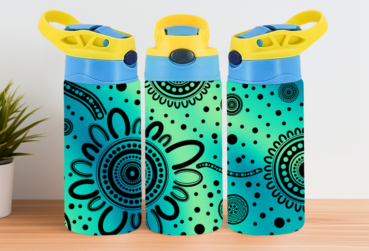 Kids Water Bottle - Community Azure