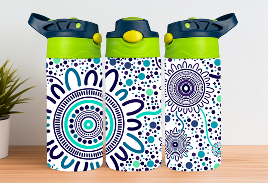 Kids Water Bottle - Sisterhood Azure